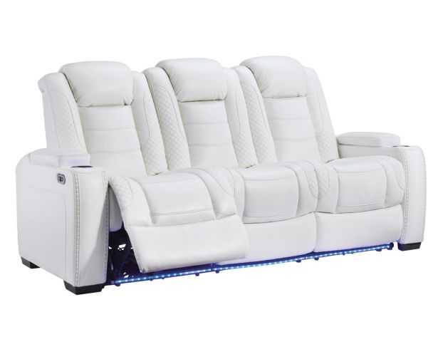 Ashley Party Time Power Recline Sofa with Drop Down Table large image number 3