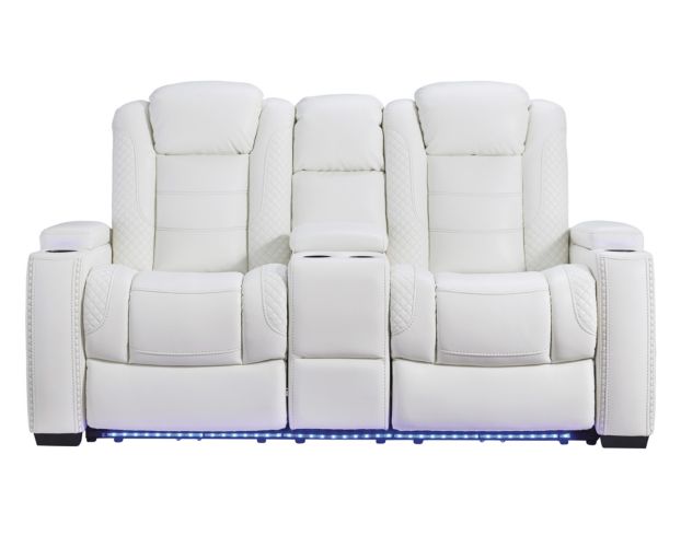 Ashley Party Time Power Motion Loveseat with Console large image number 3