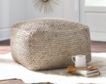 Ashley Hedy Natural Pouf small image number 4