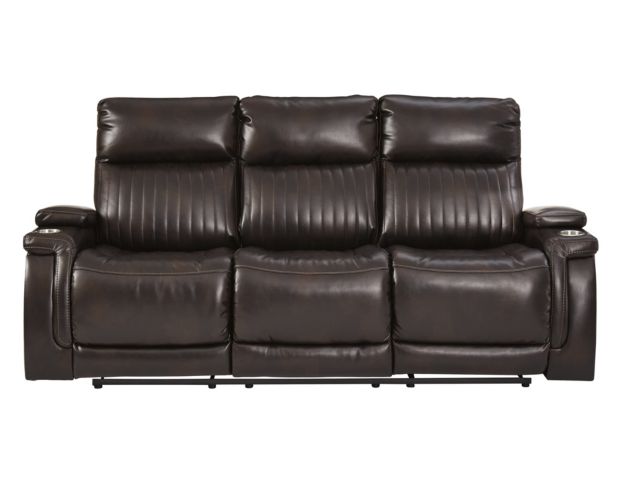 Ashley Team Time Power Recline Sofa with Drop Down Table large image number 1
