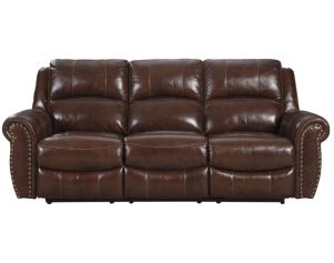 Ashley Bingen Leather Reclining Sofa