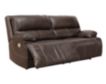 Ashley Ricmen Leather Power Recline Sofa small image number 3