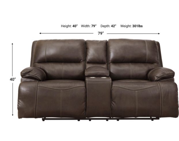 Ricmen power reclining loveseat with deals console