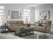 Ashley Ricmen Putty Leather Power Recline Sofa small image number 2
