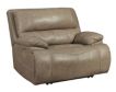 Ashley Ricmen Putty Leather Power Recliner small image number 1