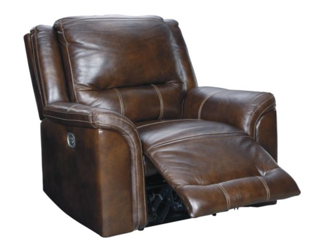 Ashley Catanzaro Leather Power Recliner large image number 2