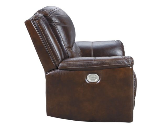 Ashley Catanzaro Leather Power Recliner large image number 4