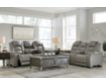 Ashley Man-Den Leather Power Recline Sofa small image number 2