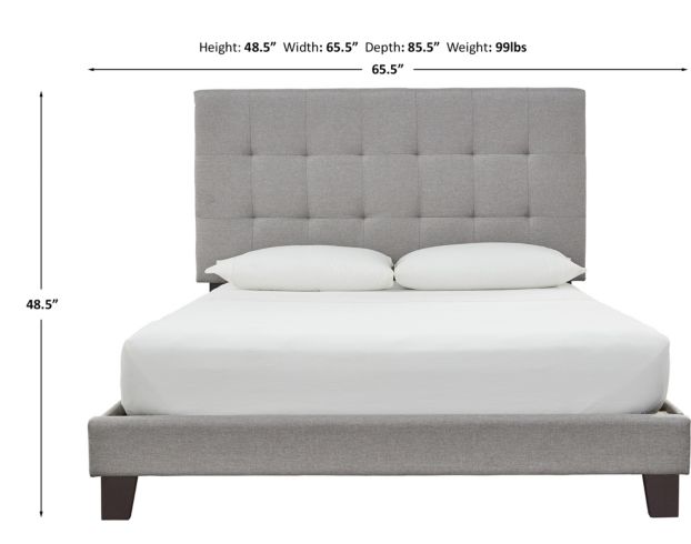 Ashley Adelloni Queen Upholstered Bed large image number 7