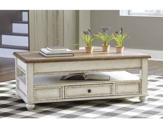 Ashley Realyn Lift-Top Coffee Table large image number 2