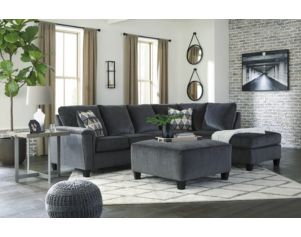 Ashley Abinger Smoke 2-Piece Sectional with Right-Facing