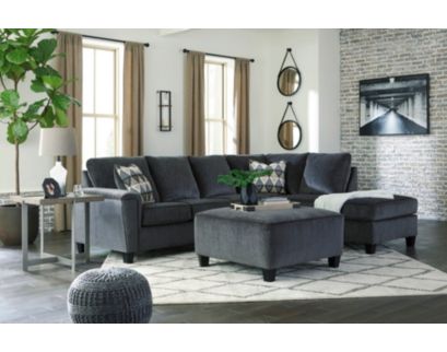 Ashley Abinger Smoke 2-Piece Sectional with Right-Facing