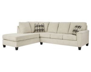 Ashley Abinger Natural 2-Piece Sectional with Left Chaise