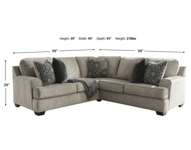Ashley Bovarian 2-Piece Right-Facing Sofa Sectional large image number 3