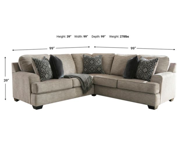 Ashley Bovarian 2-Piece Right-Facing Sofa Sectional large image number 3