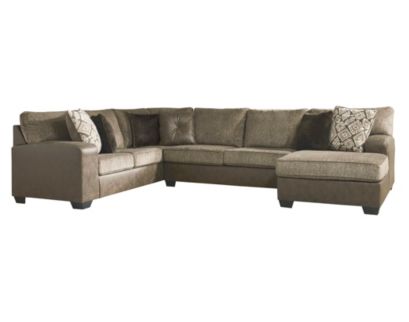 Ashley Abalone 3-Piece Sectional With Right-Facing Chaise