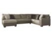 Ashley Abalone 3-Piece Sectional With Left-Facing Chaise small image number 1