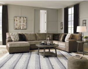 Ashley Abalone 3-Piece Sectional With Left-Facing Chaise