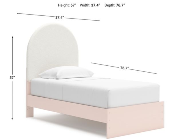 Ashley Wistenpine Twin Upholstered Bed large image number 10