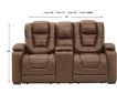 Ashley Owner's Box Power Recline Console Loveseat small image number 6
