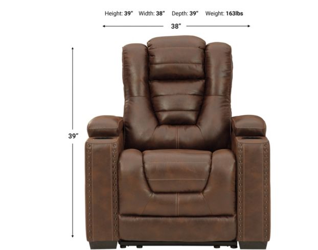 Ashley Owner's Box Power Recliner large image number 6