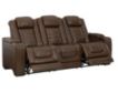 Ashley Backtrack Leather Power Reclining Sofa small image number 3