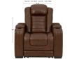 Ashley Backtrack Leather Power Recliner small image number 4