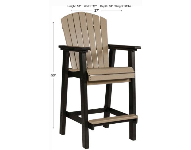 Ashley Fairen Trail Outdoor Barstool large image number 4