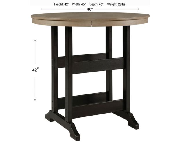 Ashley Fairen Trail 46-Inch Outdoor Bar Table large image number 4