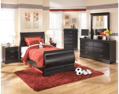 Ashley Huey Vineyard Twin Sleigh Bed