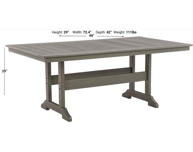 Ashley Visola Outdoor Dining Table large image number 4