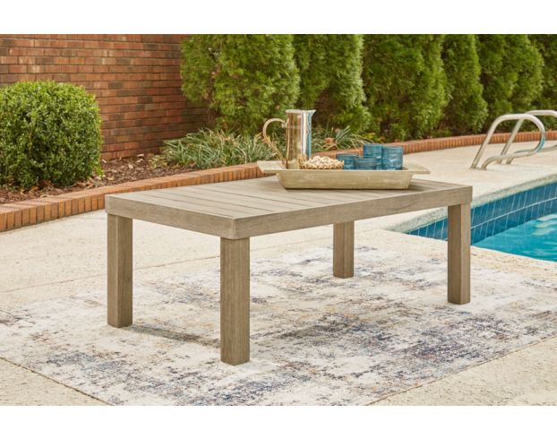 Ashley Silo Point Outdoor Cocktail Table large image number 5