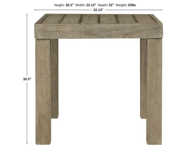 Ashley Silo Point Outdoor End Table large image number 8