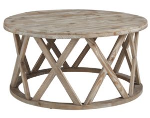 Ashley Glasslore Round Cocktail Table
