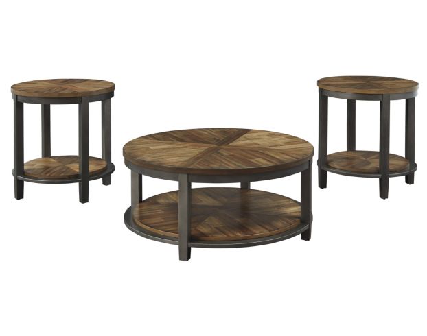 Ashley Roybeck Coffee Table & 2 End Tables large image number 1