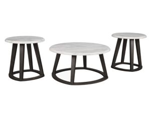 Ashley Luvoni Coffee Table & 2 End Tables
