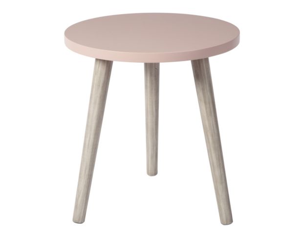 Ashley Fullerson Pink Accent Table large image number 1