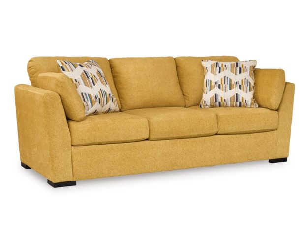 Ashley Keerwick Yellow Queen Sleeper Sofa large image number 2