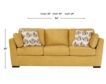 Ashley Keerwick Yellow Queen Sleeper Sofa small image number 6