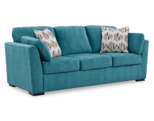 Ashley Keerwick Teal Sofa