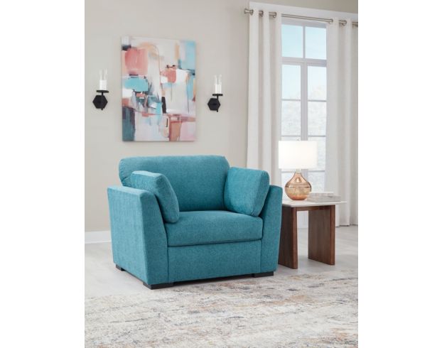 Ashley Keerwick Teal XL Chair large image number 6