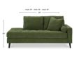 Ashley Bixler Olive Right-Arm Facing Corner Chaise small image number 9