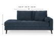 Ashley Bixler Navy Right-Arm Facing Corner Chaise small image number 7