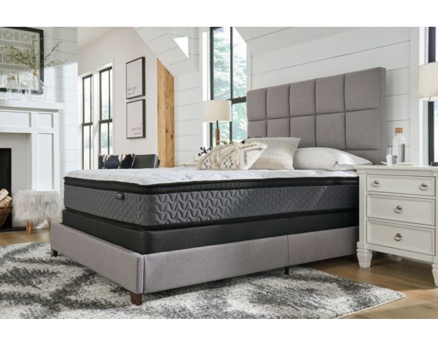 Ashley 12 Inch Medium Hybrid King Mattress in a Box Homemakers