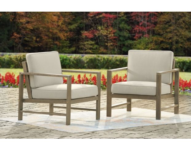 Ashley Fynnegan Outdoor Lounge Chairs (Set of 2) large image number 2