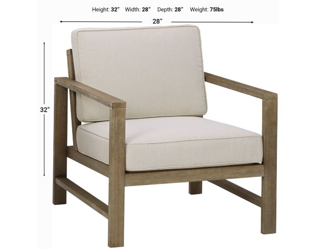Ashley Fynnegan Outdoor Lounge Chairs (Set of 2) large image number 4