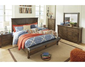 Ashley Lakeleigh King Bed with Bench Footboard