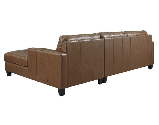 Ashley Baskove 2-Piece Leather Sofa with Right-Facing Cha large image number 3