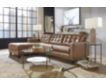 Ashley Baskove 2-Piece Leather Sofa with Left-Facing Chai small image number 2