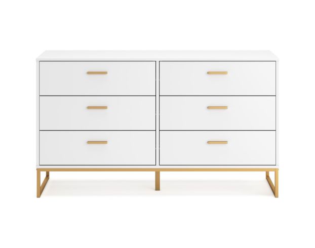 Ashley Socalle White Dresser large image number 1